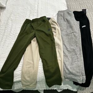 DKNY Kids Sweatpants Set - Olive, Beige, Gray, Black